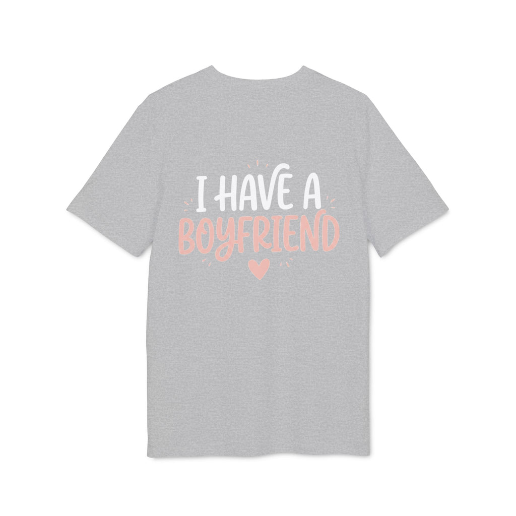 I Have a Girlfriend Graphic T-Shirt — Retro Pink Heart Typography