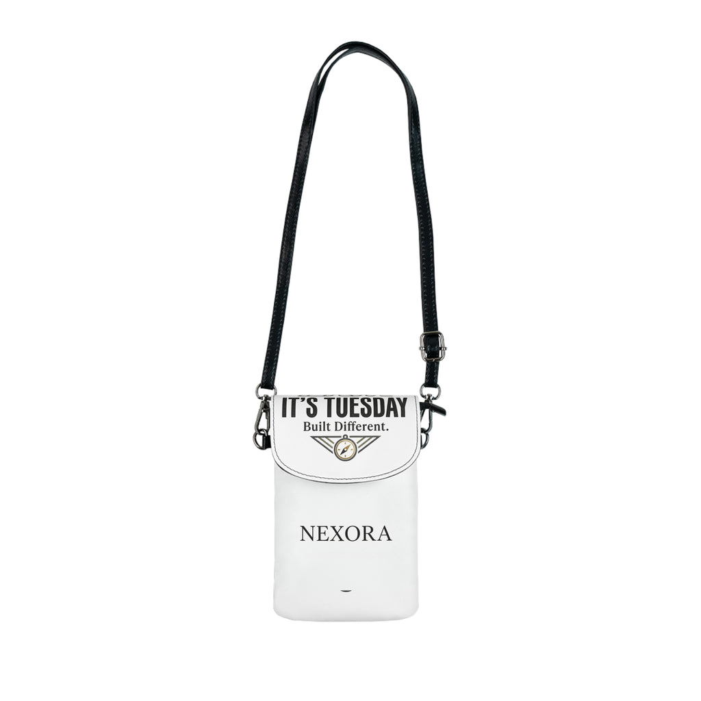 Phone Wallet Crossbody — "It’s Tuesday Built Different" Small Cell Phone Wallet
