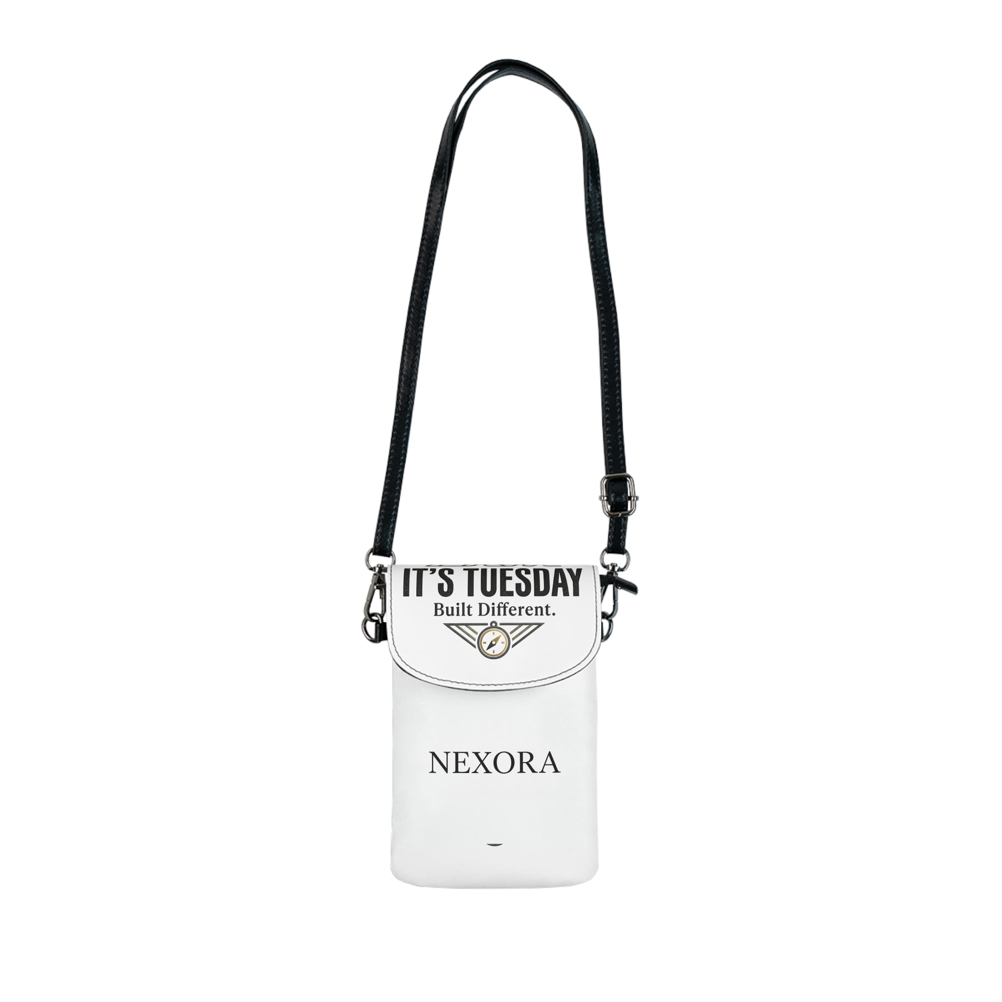 Phone Wallet Crossbody — "It’s Tuesday Built Different" Small Cell Phone Wallet