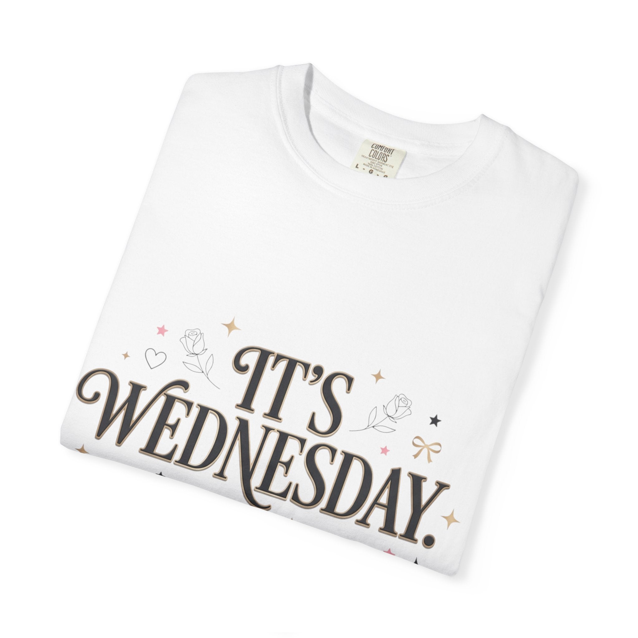 T-Shirt — "It's Wednesday" Main Character Energy Graphic Tee