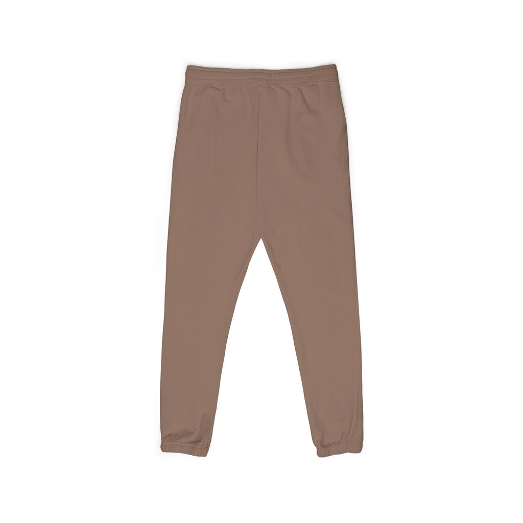 Vintage Campus Sweatpants — Distressed Shield Logo Joggers