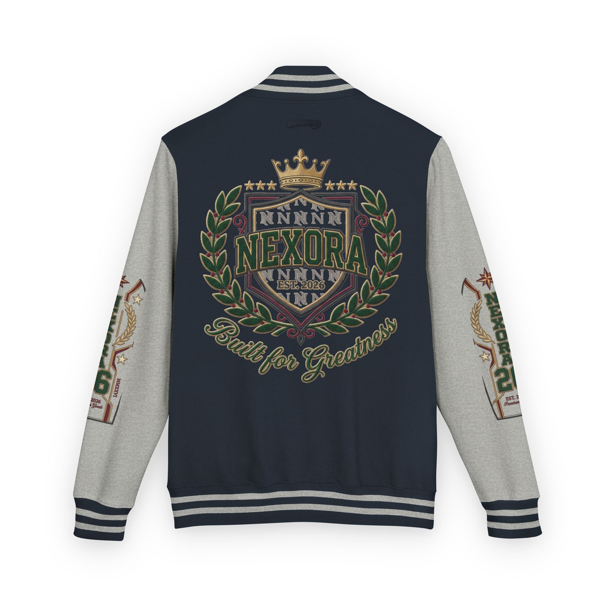 Nexora Crest Letterman Jacket