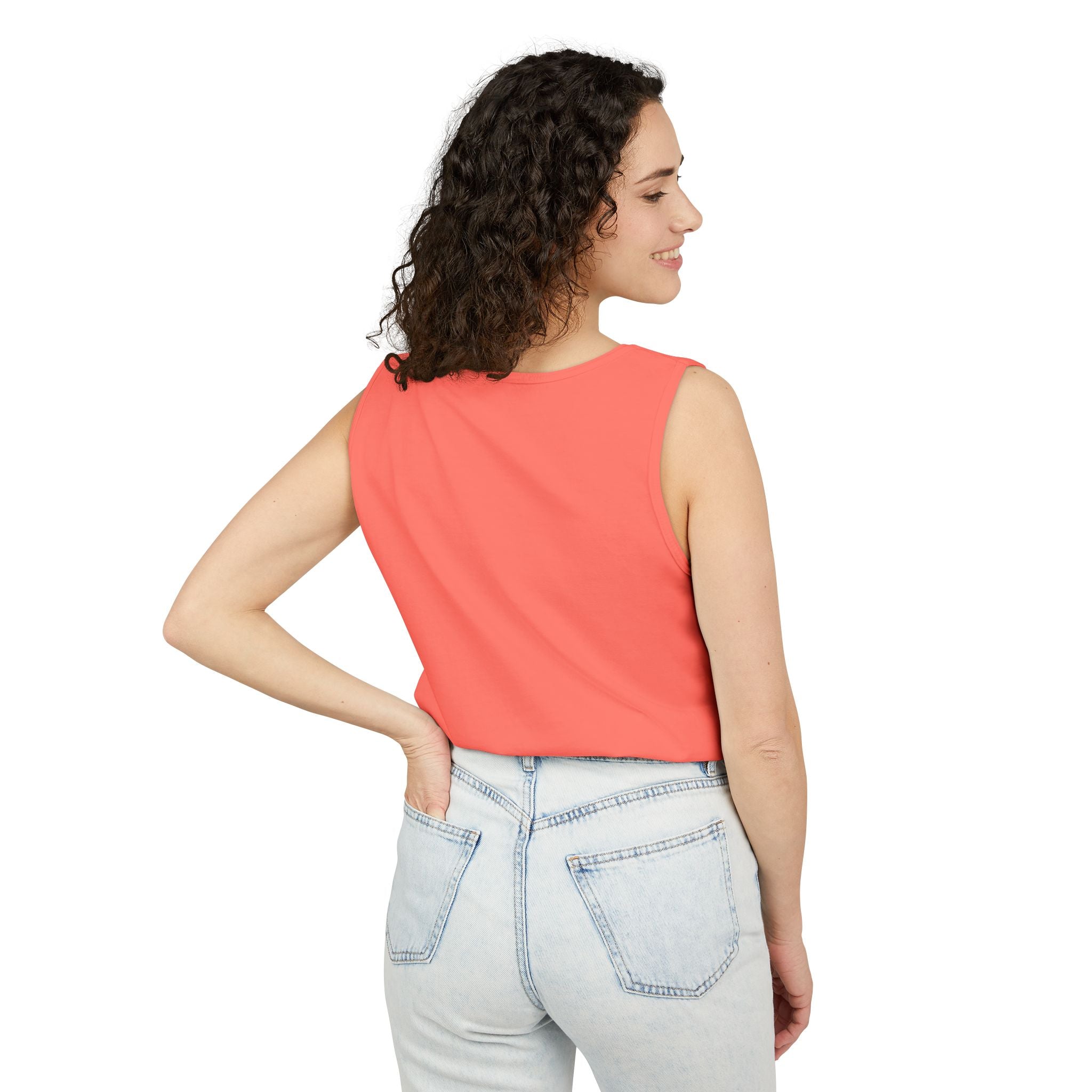 Minimal 'Nirvana' Chest Logo Tank Top