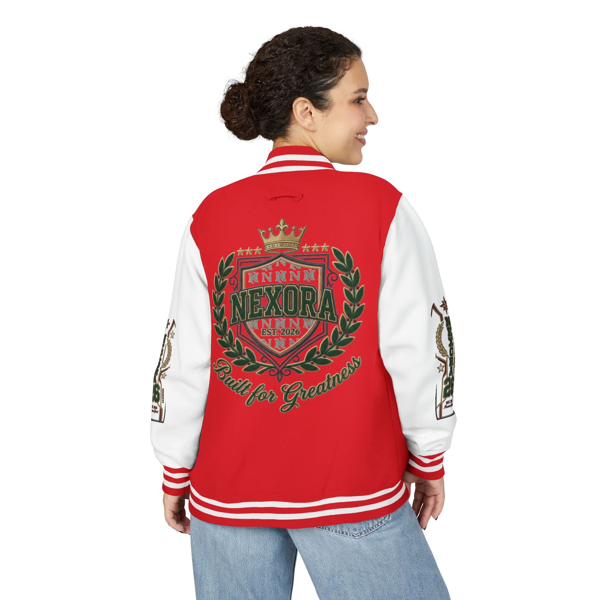 Nexora Crest Letterman Jacket