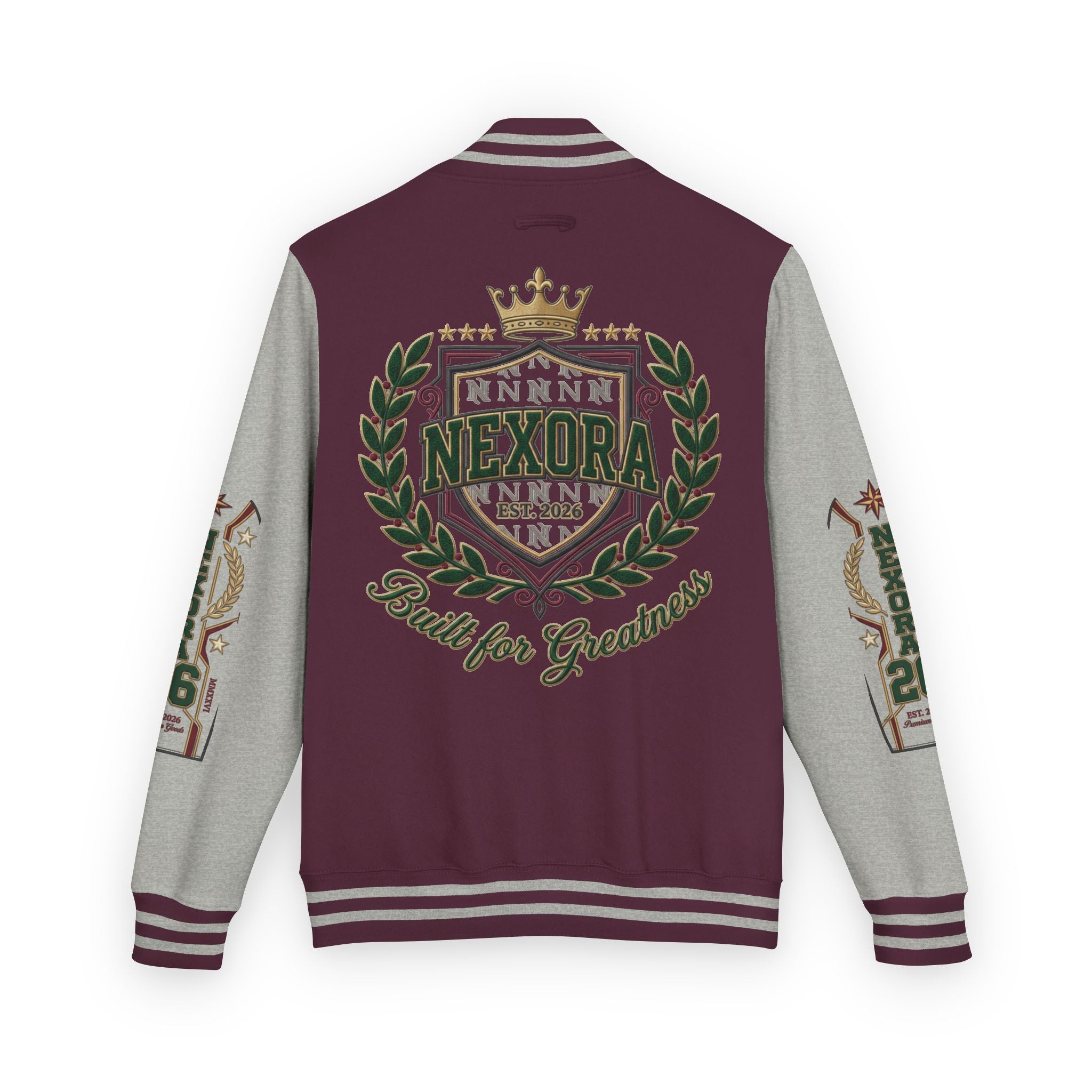 Nexora Crest Letterman Jacket