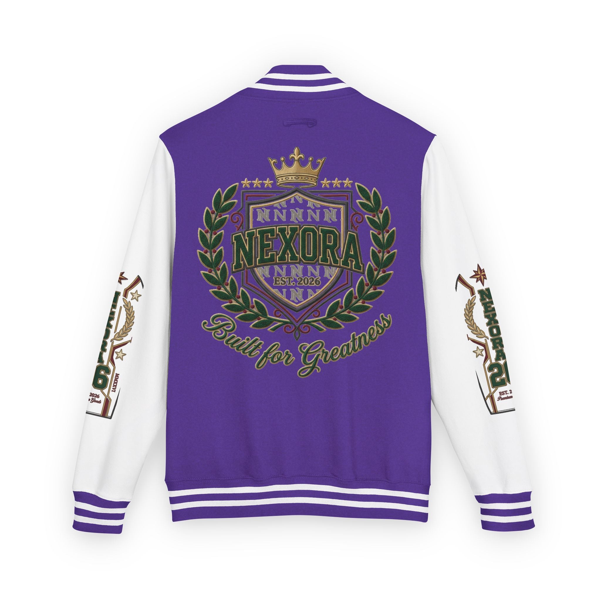 Nexora Crest Letterman Jacket
