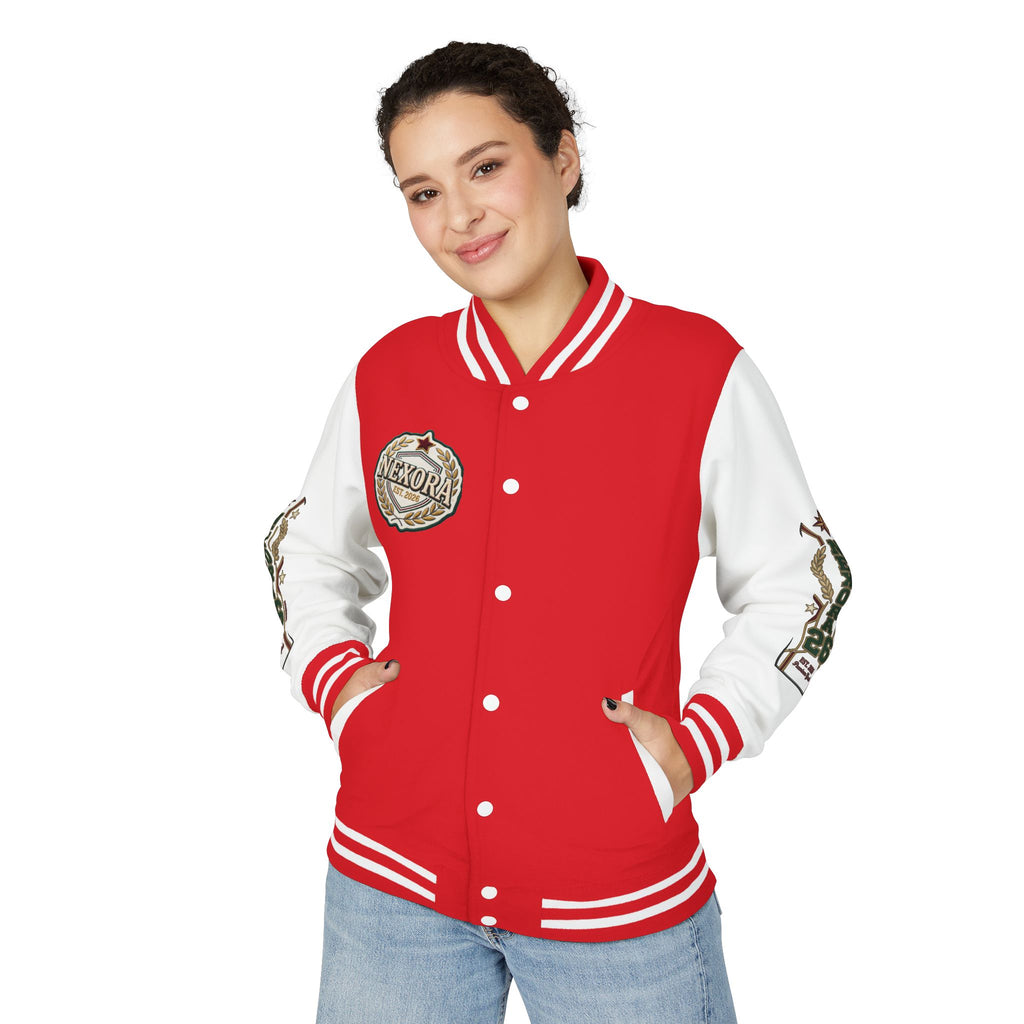 Nexora Crest Letterman Jacket