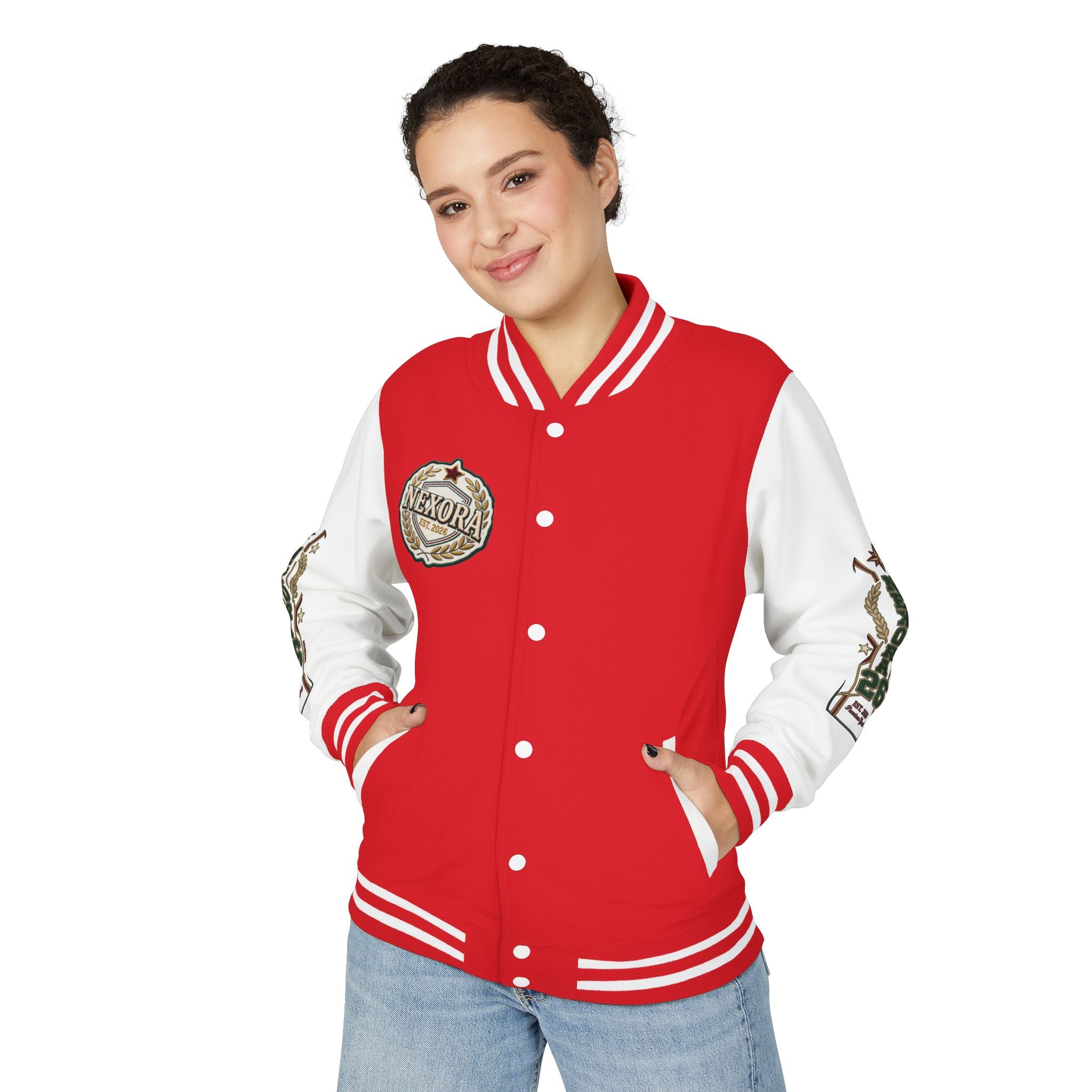 Nexora Crest Letterman Jacket