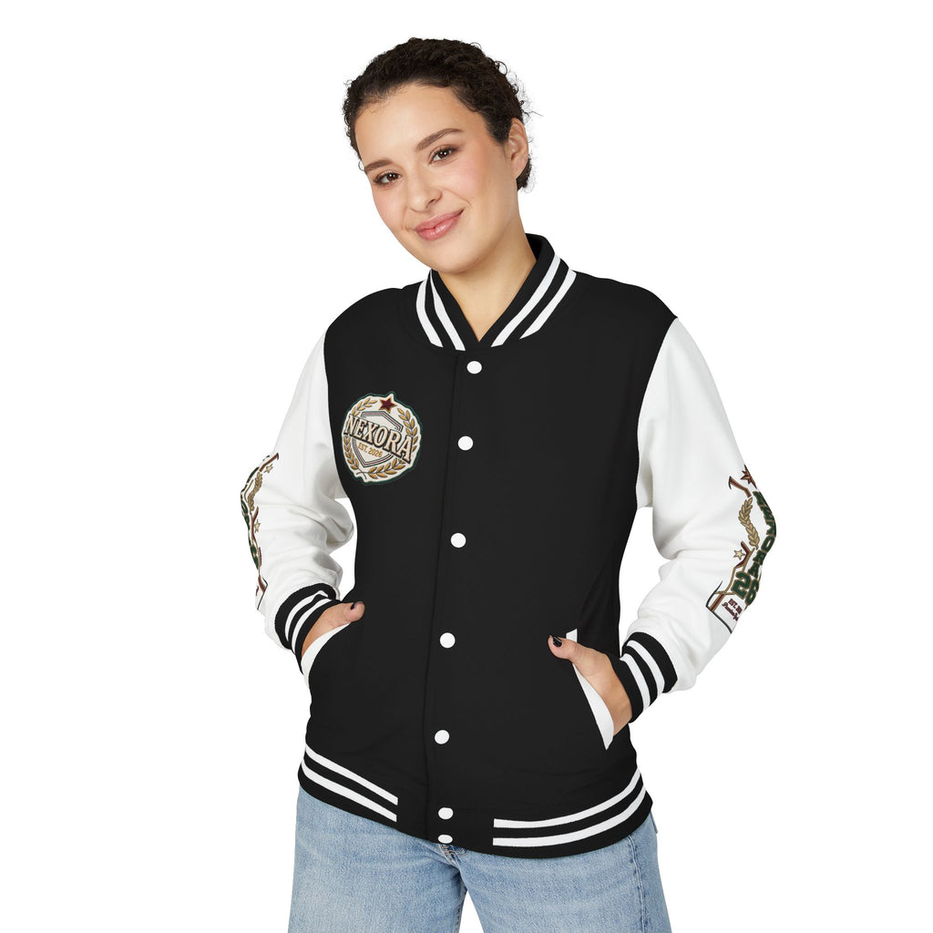 Nexora Crest Letterman Jacket