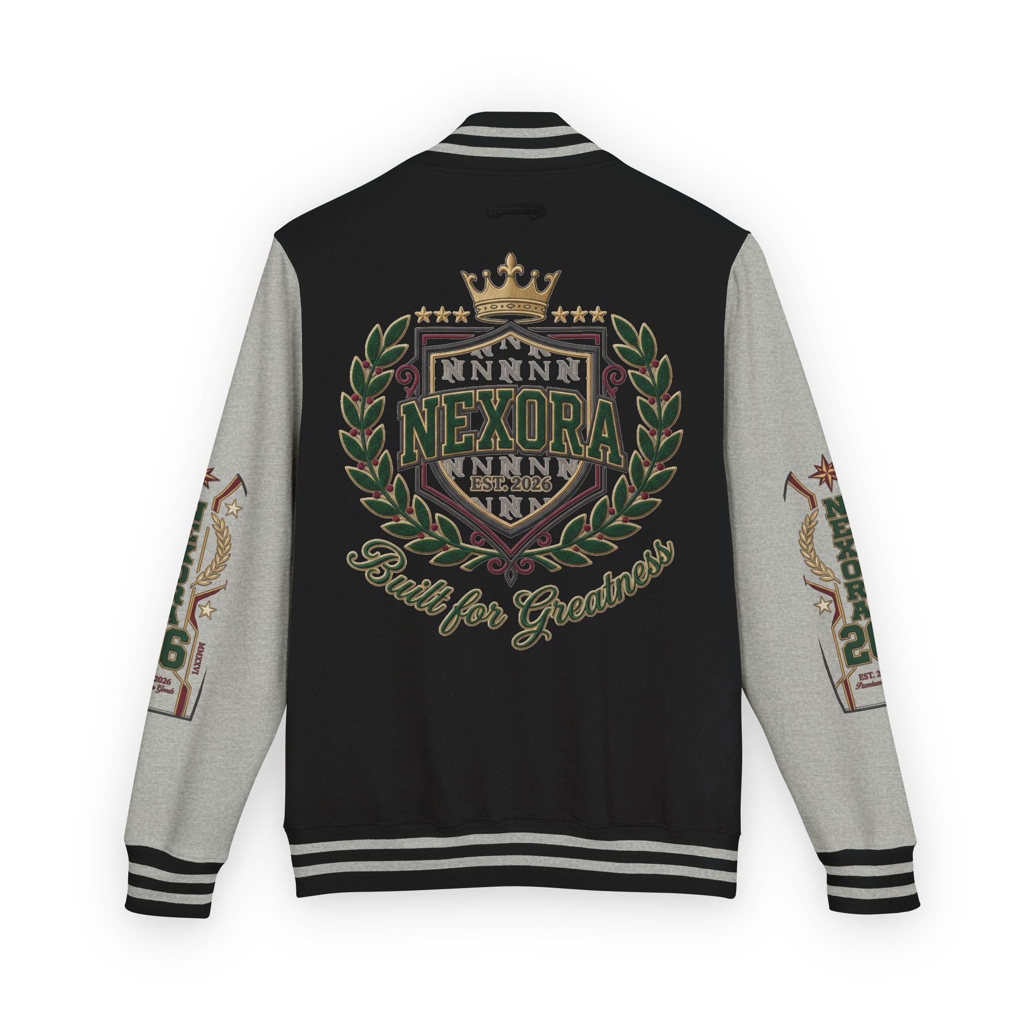 Nexora Crest Letterman Jacket