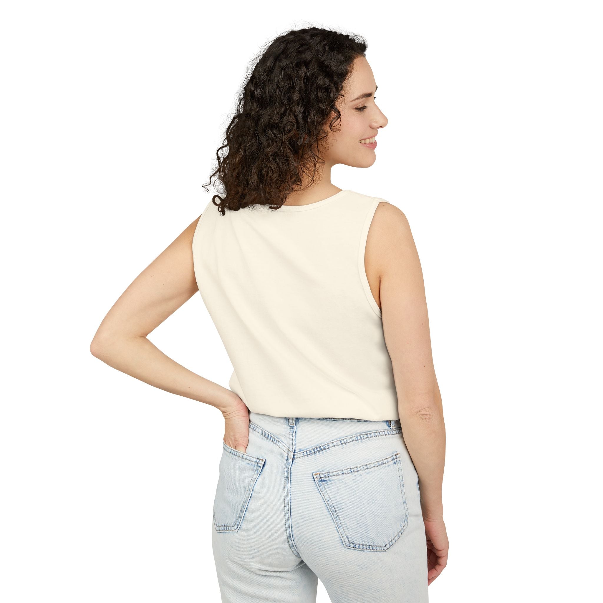 Minimal 'Nirvana' Chest Logo Tank Top