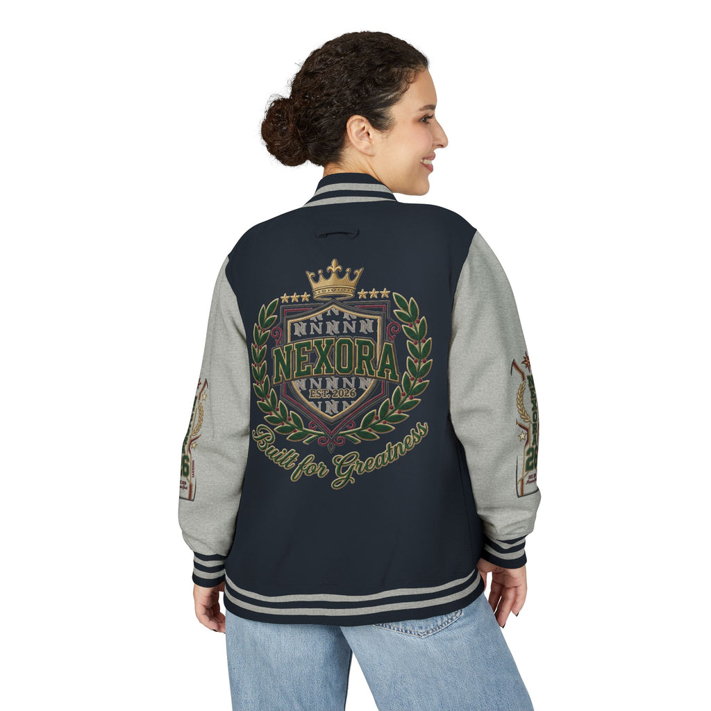 Nexora Crest Letterman Jacket