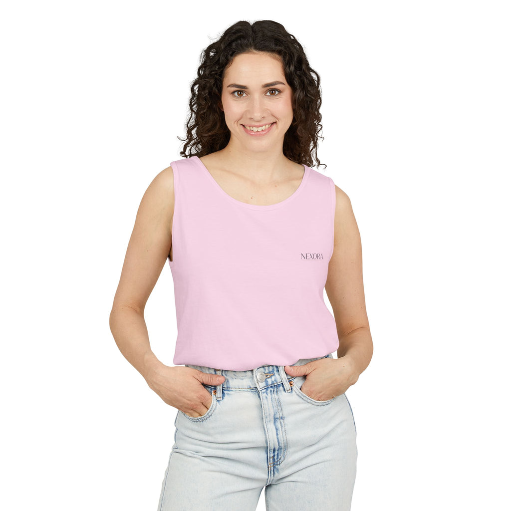 Minimal 'Nirvana' Chest Logo Tank Top