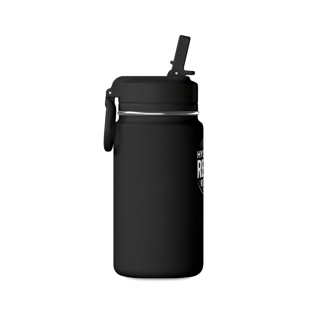 Mini Water Bottle — Pink ‘Hydrate. Reset. Repeat.’ 14oz Motivational Bottle