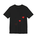 Tic-Tac-Love Tee — Minimal Heart Tic-Tac-Toe Valentine's T-Shirt