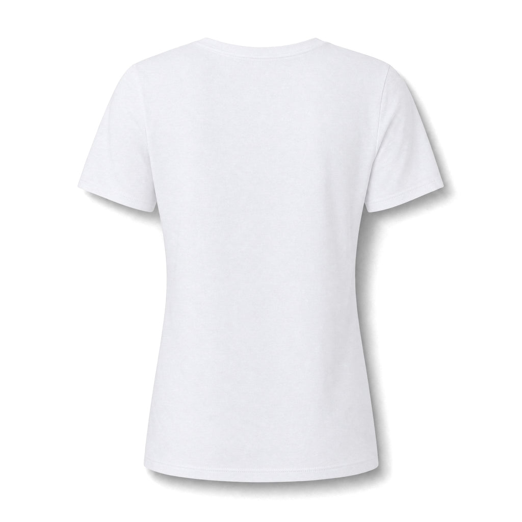 Women's V-Neck Tee — "Trust Your Own Path" Compass Graphic