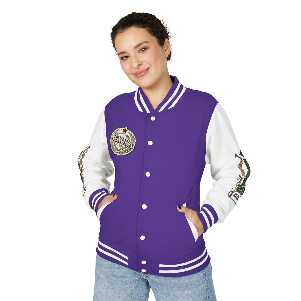Nexora Crest Letterman Jacket