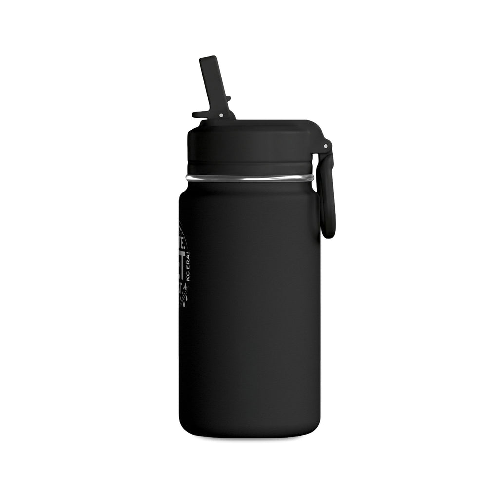 Mini Water Bottle — Pink ‘Hydrate. Reset. Repeat.’ 14oz Motivational Bottle