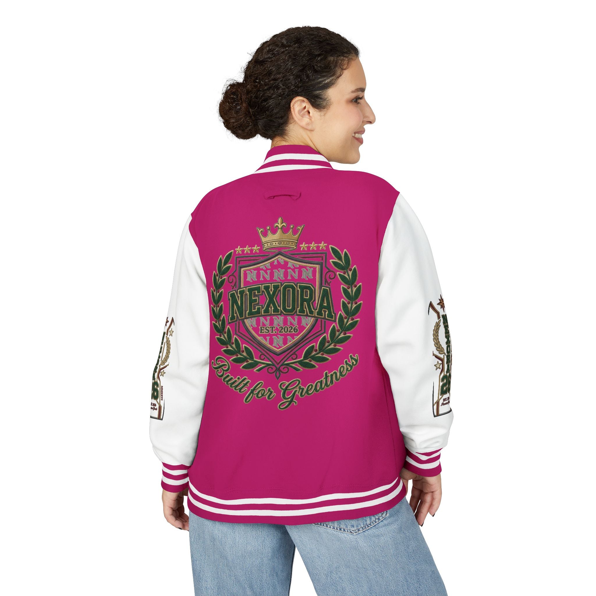 Nexora Crest Letterman Jacket