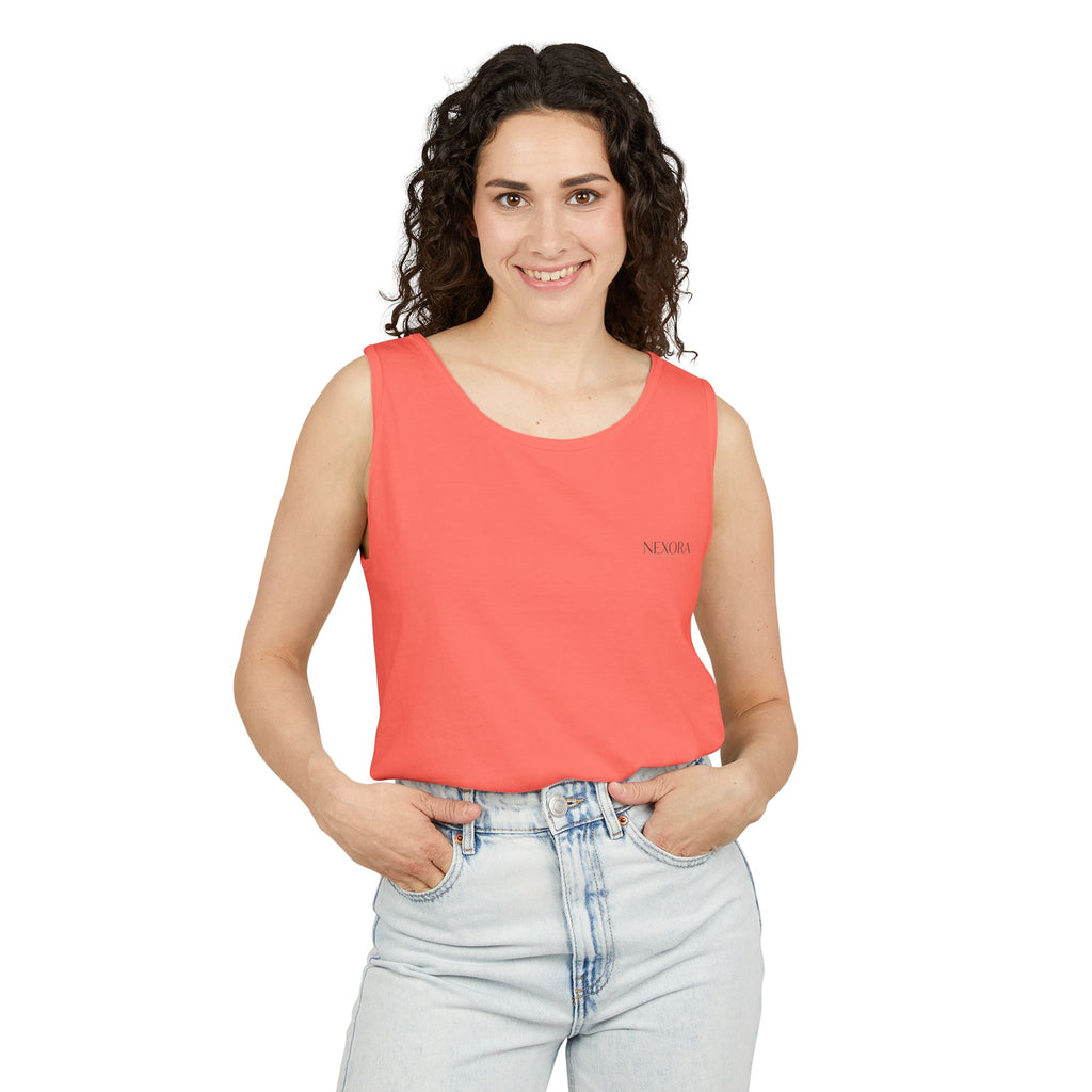 Minimal 'Nirvana' Chest Logo Tank Top