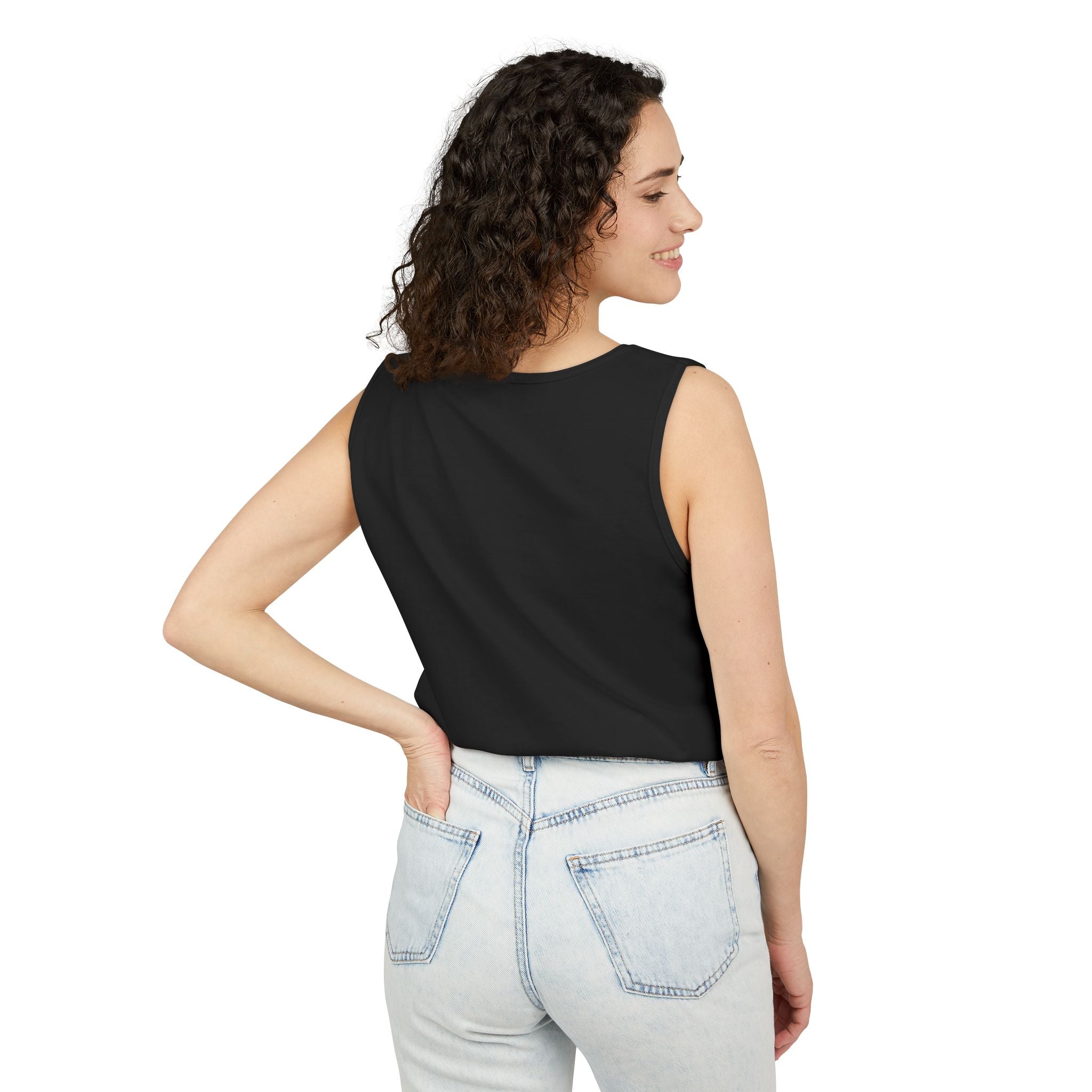 Minimal 'Nirvana' Chest Logo Tank Top