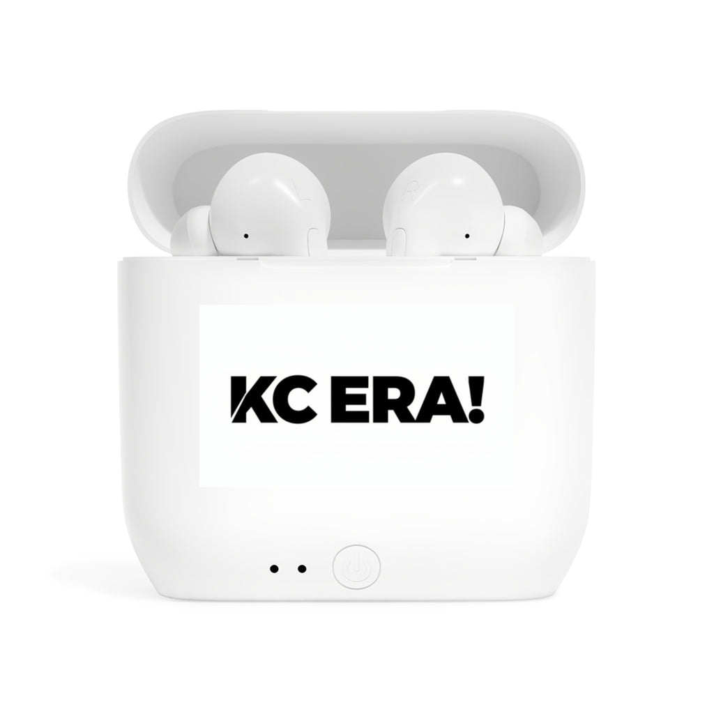KC ERA! Wireless Earbuds Case — Bold Black Logo Charging Case