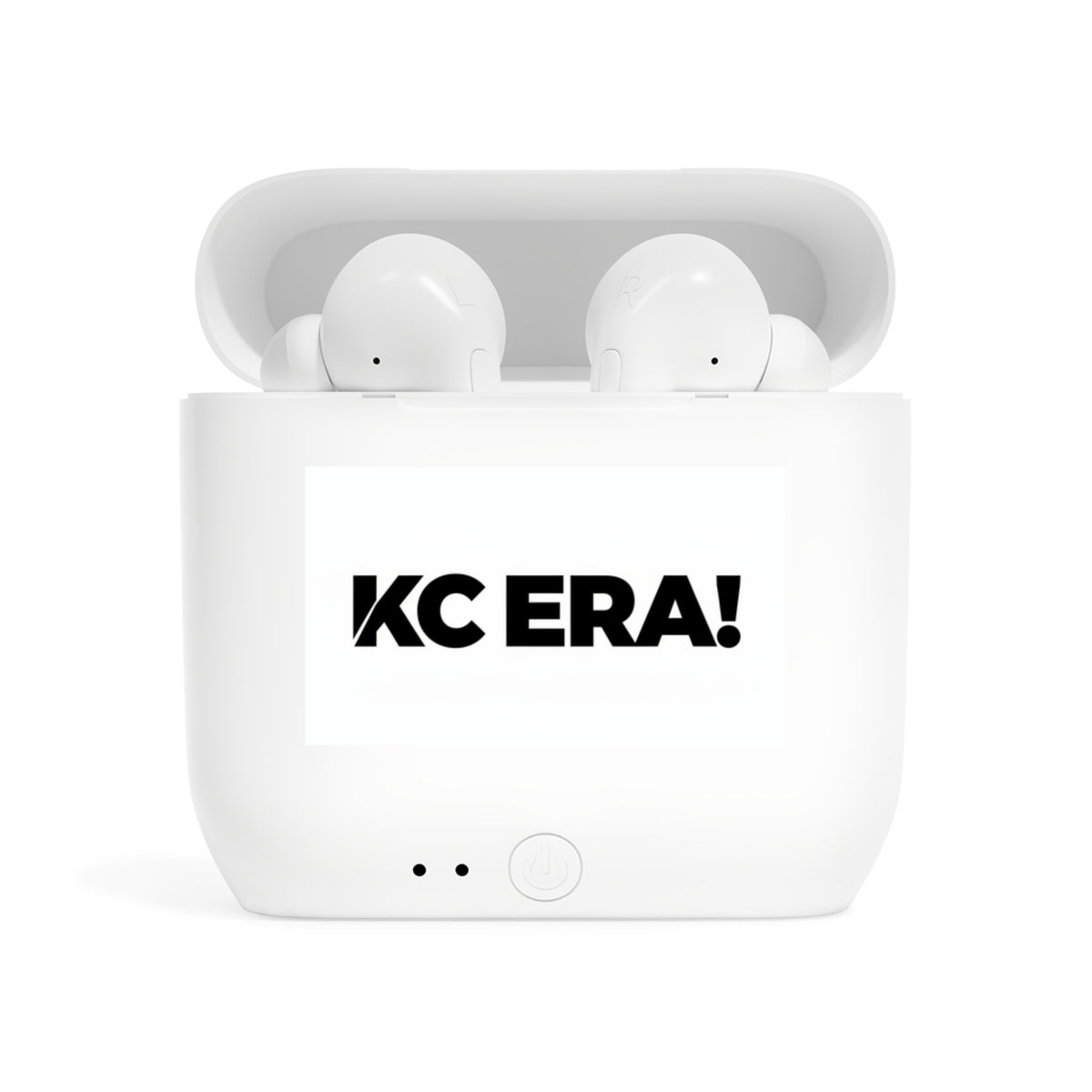 KC ERA! Wireless Earbuds Case — Bold Black Logo Charging Case