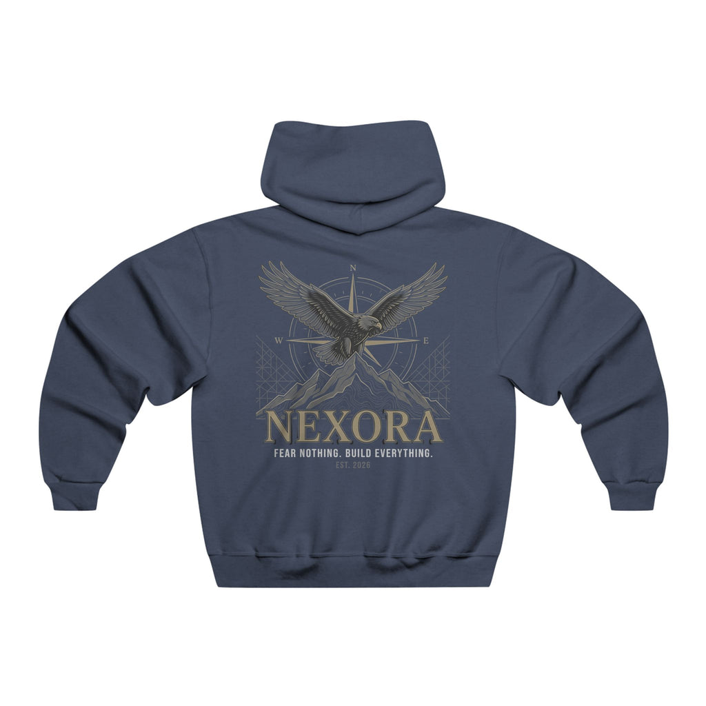 Hoodie — Nexora Eagle Compass Logo Pullover