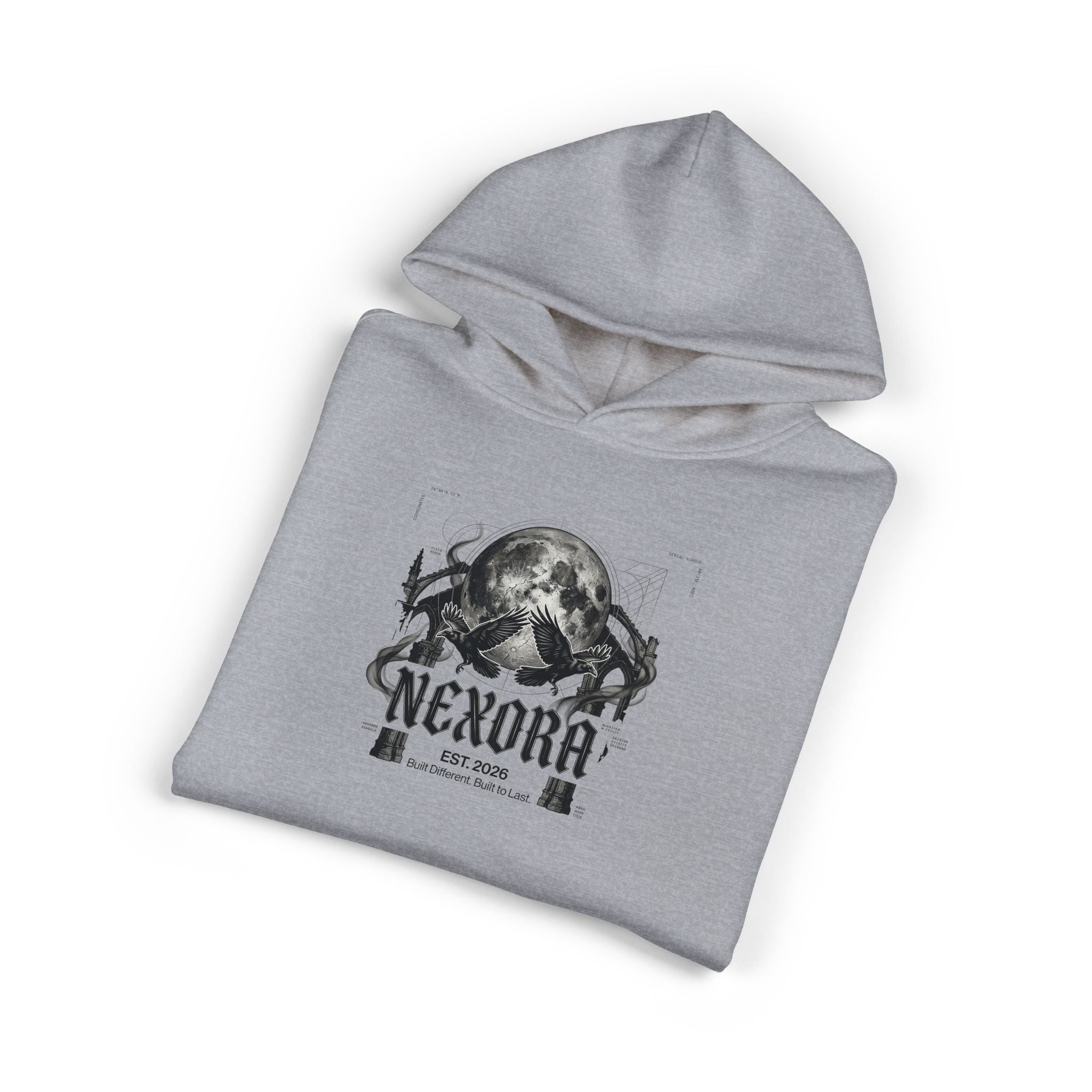 Nexora Skull & Serpent Relaxed Hoodie — Forge Your Legacy Graphic Hoodie
