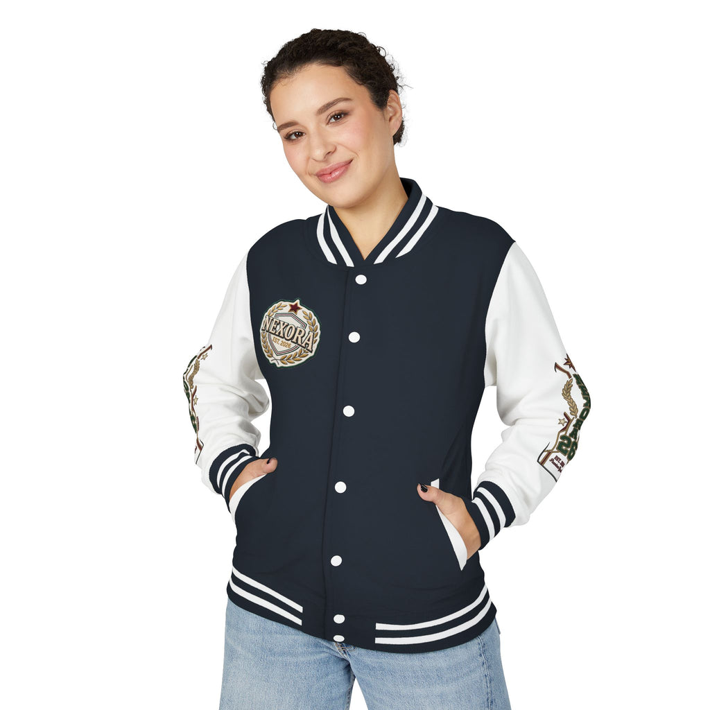 Nexora Crest Letterman Jacket