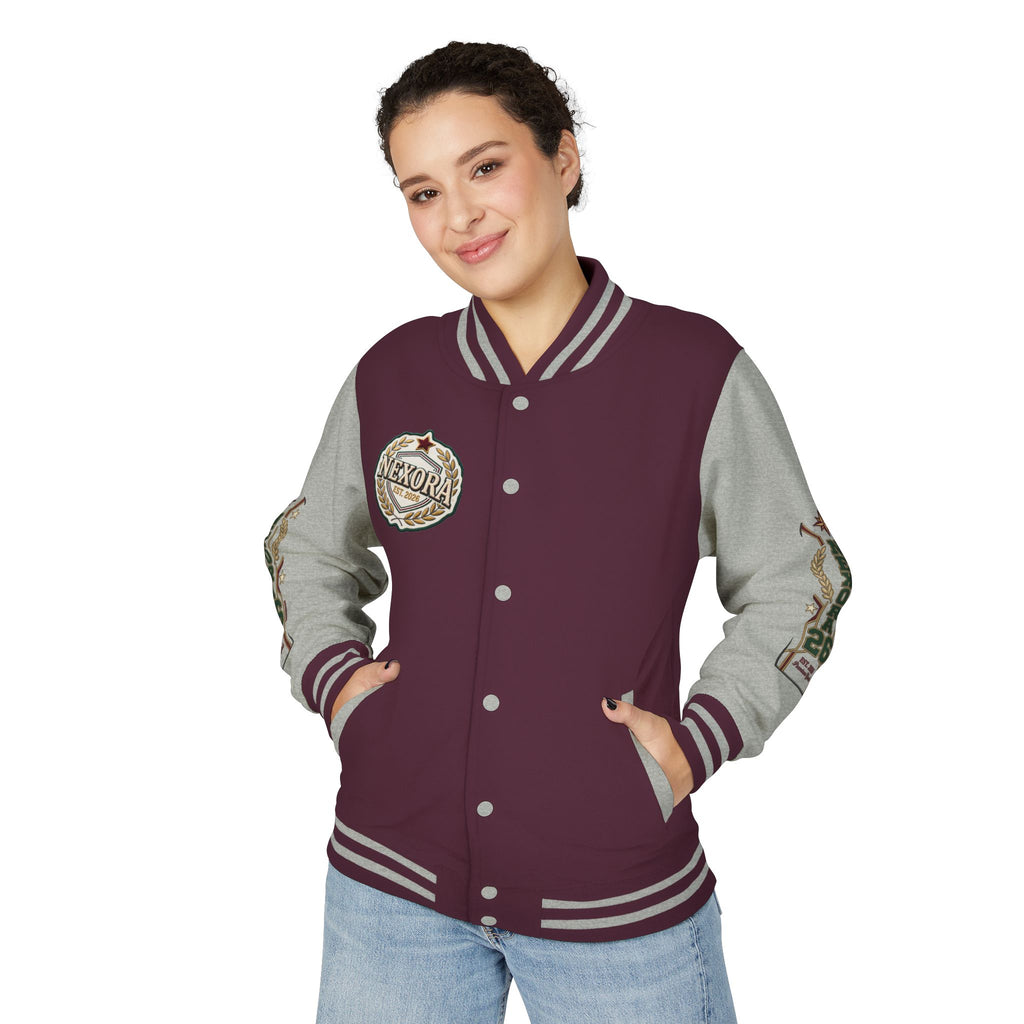 Nexora Crest Letterman Jacket