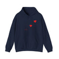 Heart Tic-Tac-Toe Hoodie — Cute Minimal Valentine’s Sweatshirt