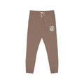 Vintage Campus Sweatpants — Distressed Shield Logo Joggers