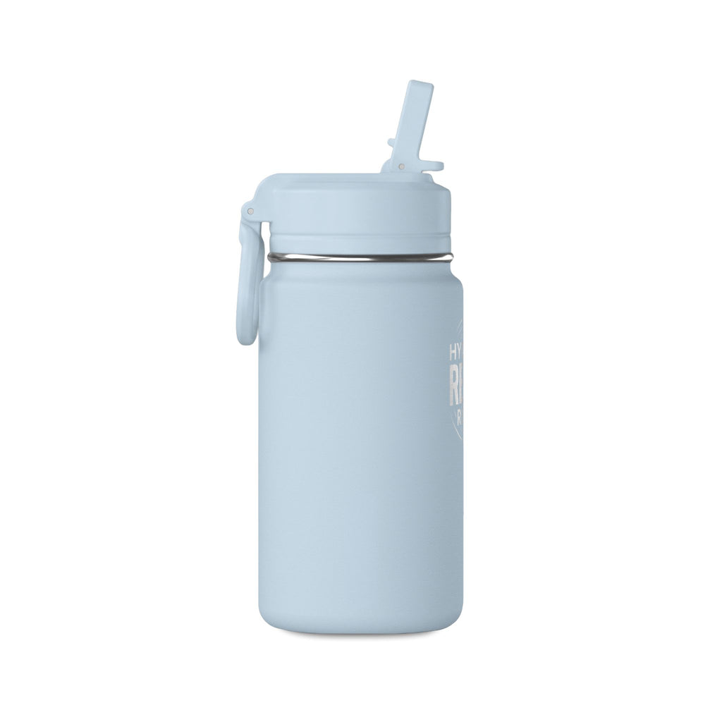 Mini Water Bottle — Pink ‘Hydrate. Reset. Repeat.’ 14oz Motivational Bottle