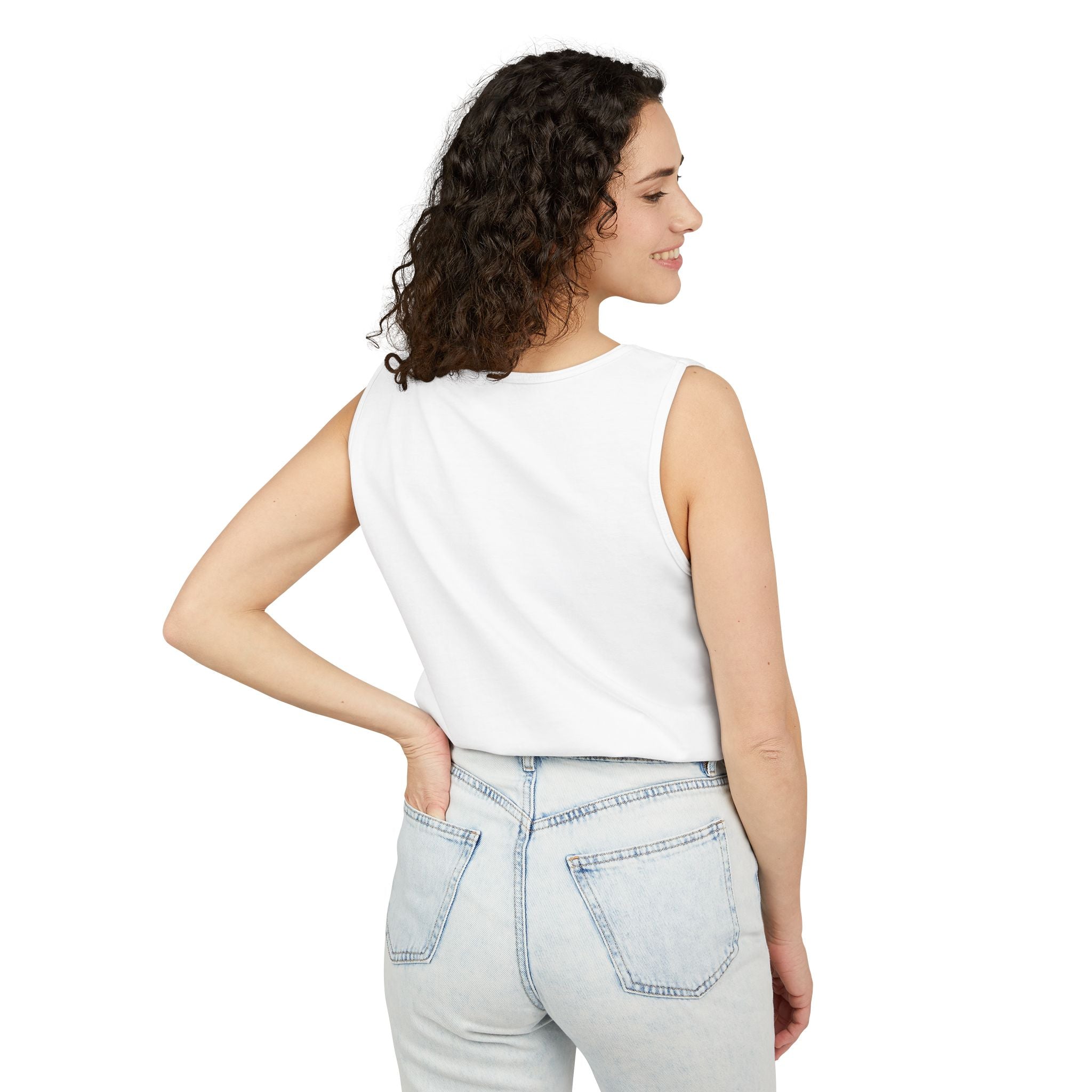 Minimal 'Nirvana' Chest Logo Tank Top