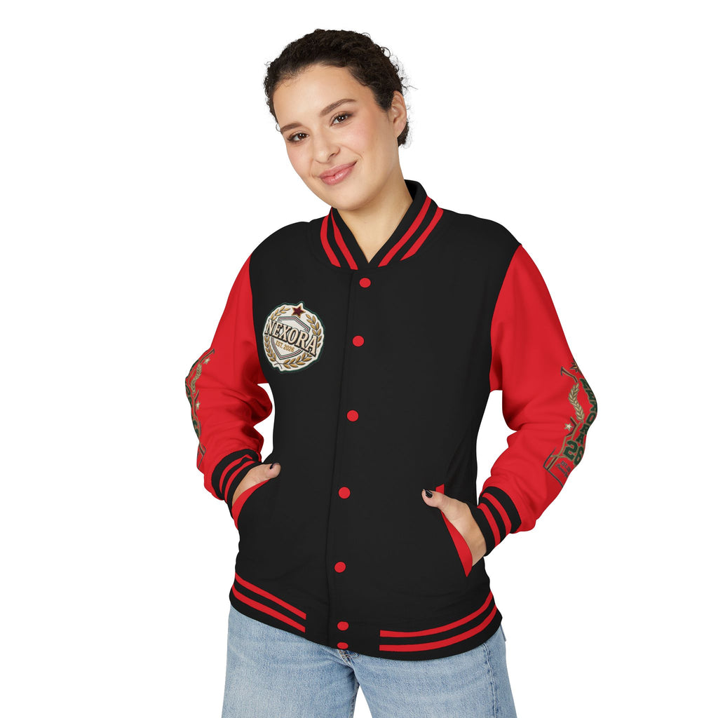Nexora Crest Letterman Jacket
