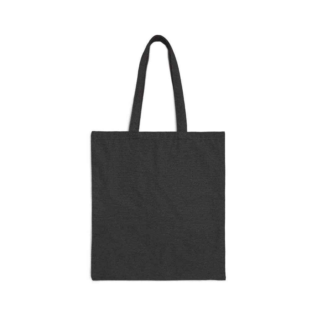 Tic-Tac-Love Canvas Tote — Minimal Heart Tic-Tac-Toe Grocery Bag