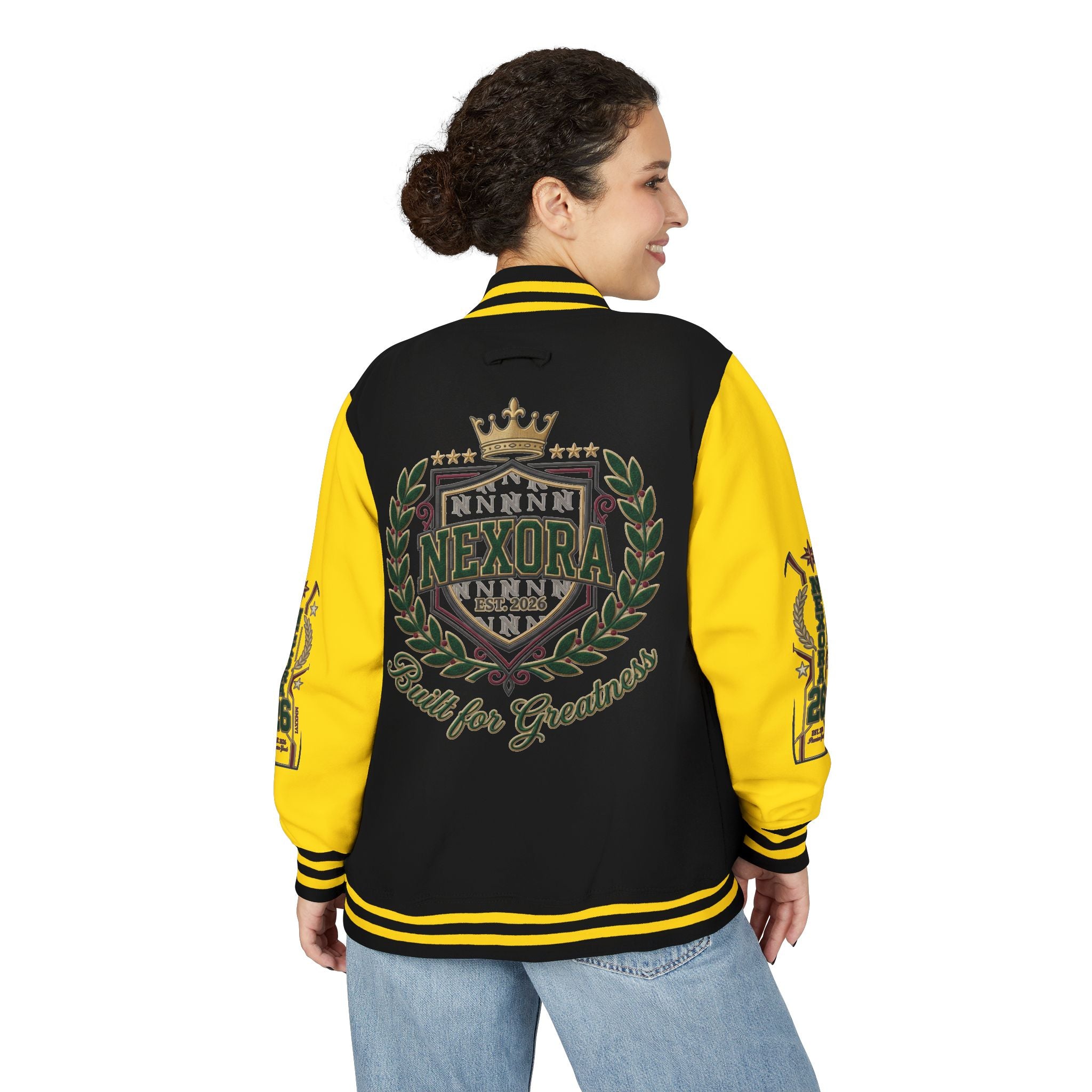 Nexora Crest Letterman Jacket
