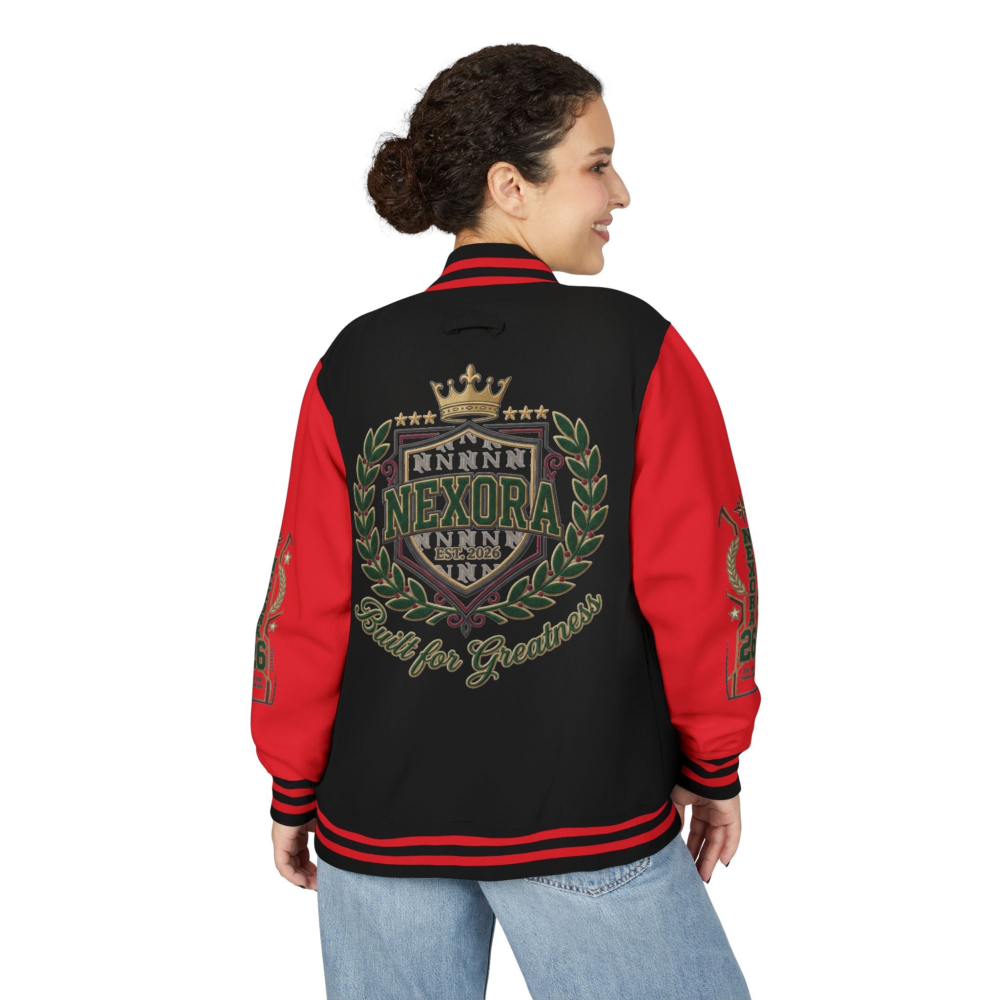 Nexora Crest Letterman Jacket