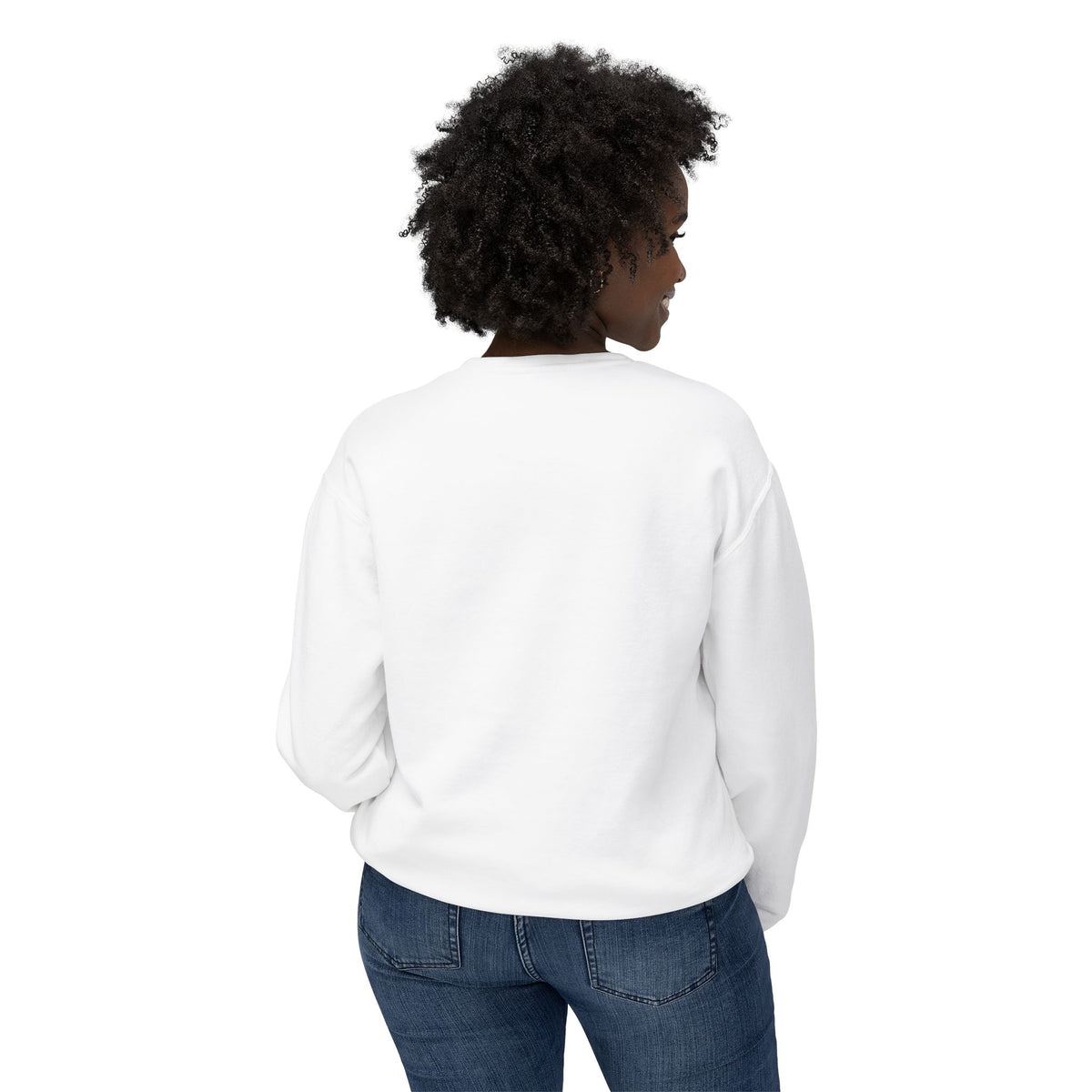 Just Vibin' Crewneck Sweatshirt — Retro Graphic Cozy Pullover