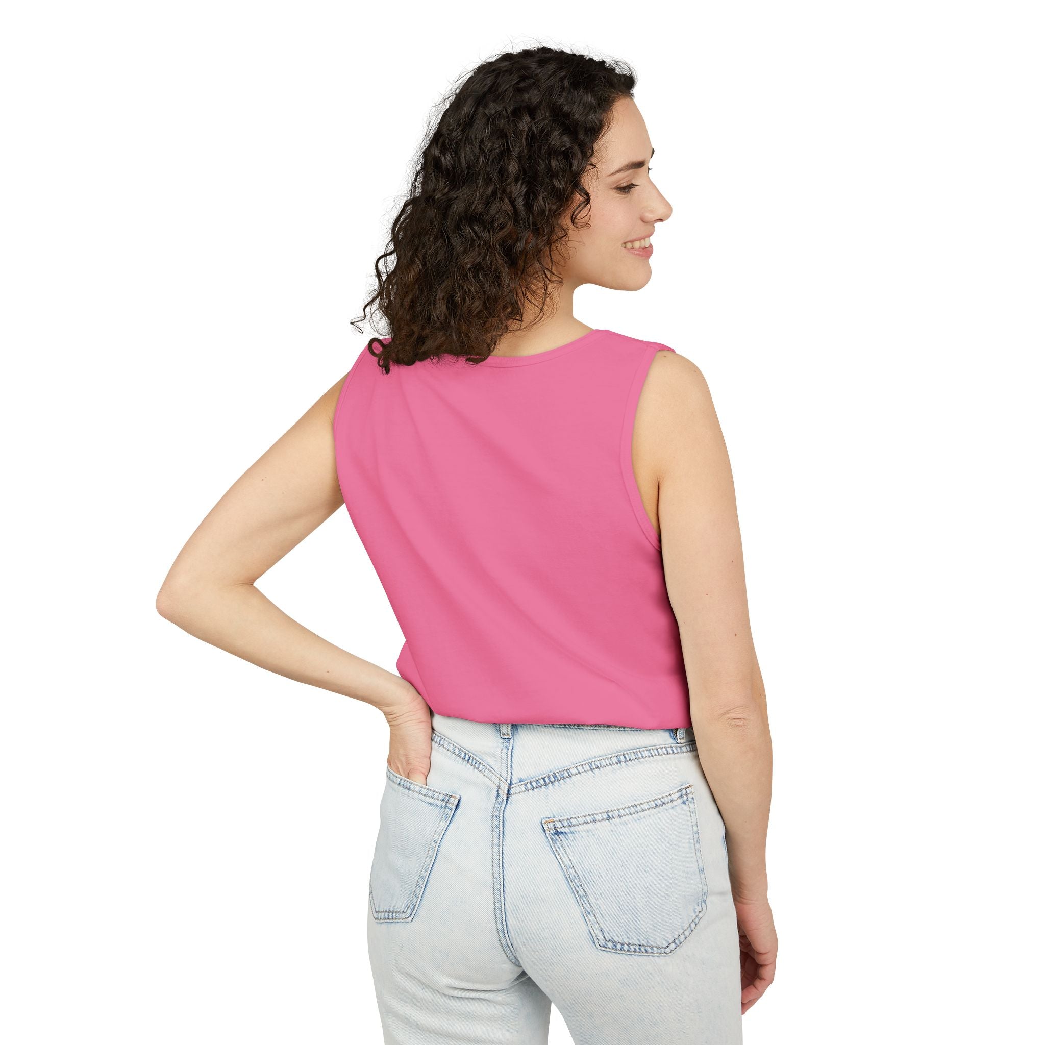 Minimal 'Nirvana' Chest Logo Tank Top