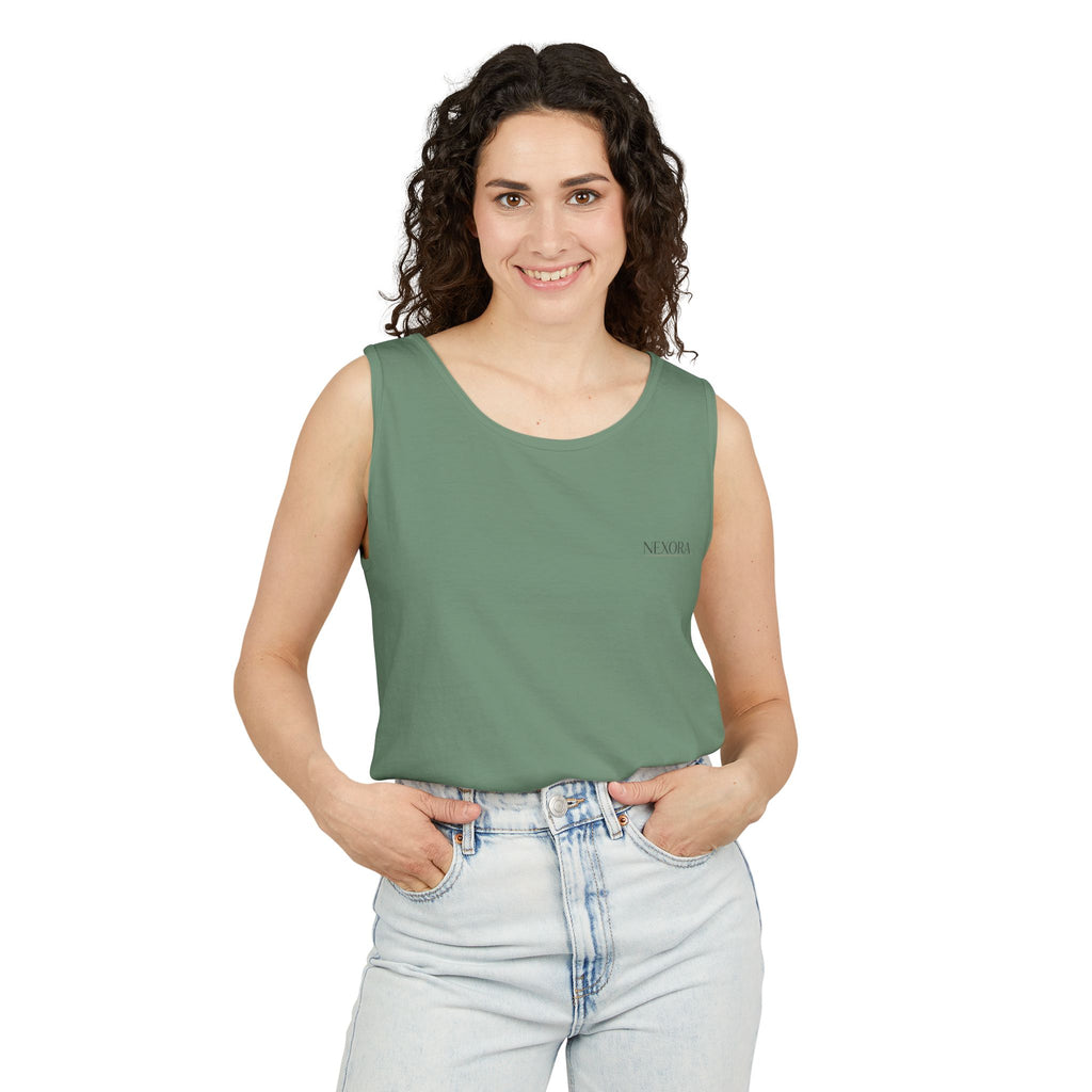 Minimal 'Nirvana' Chest Logo Tank Top