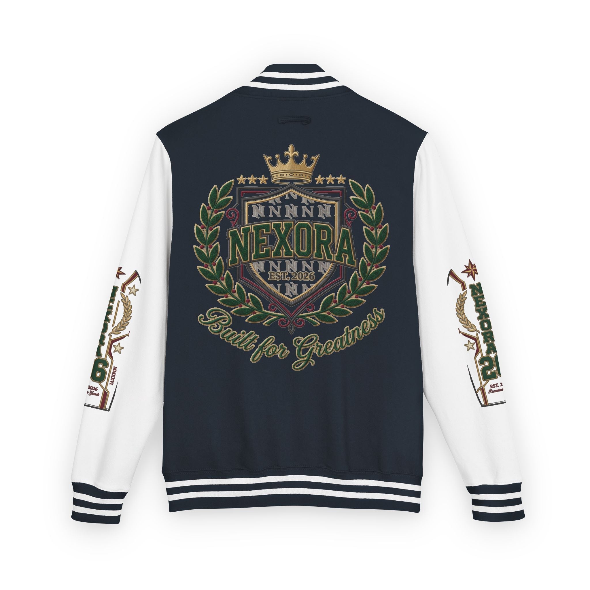 Nexora Crest Letterman Jacket