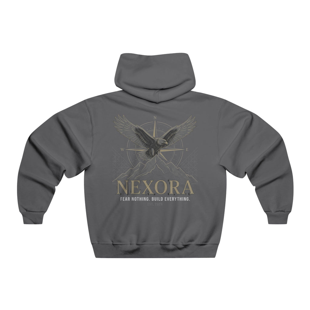 Hoodie — Nexora Eagle Compass Logo Pullover