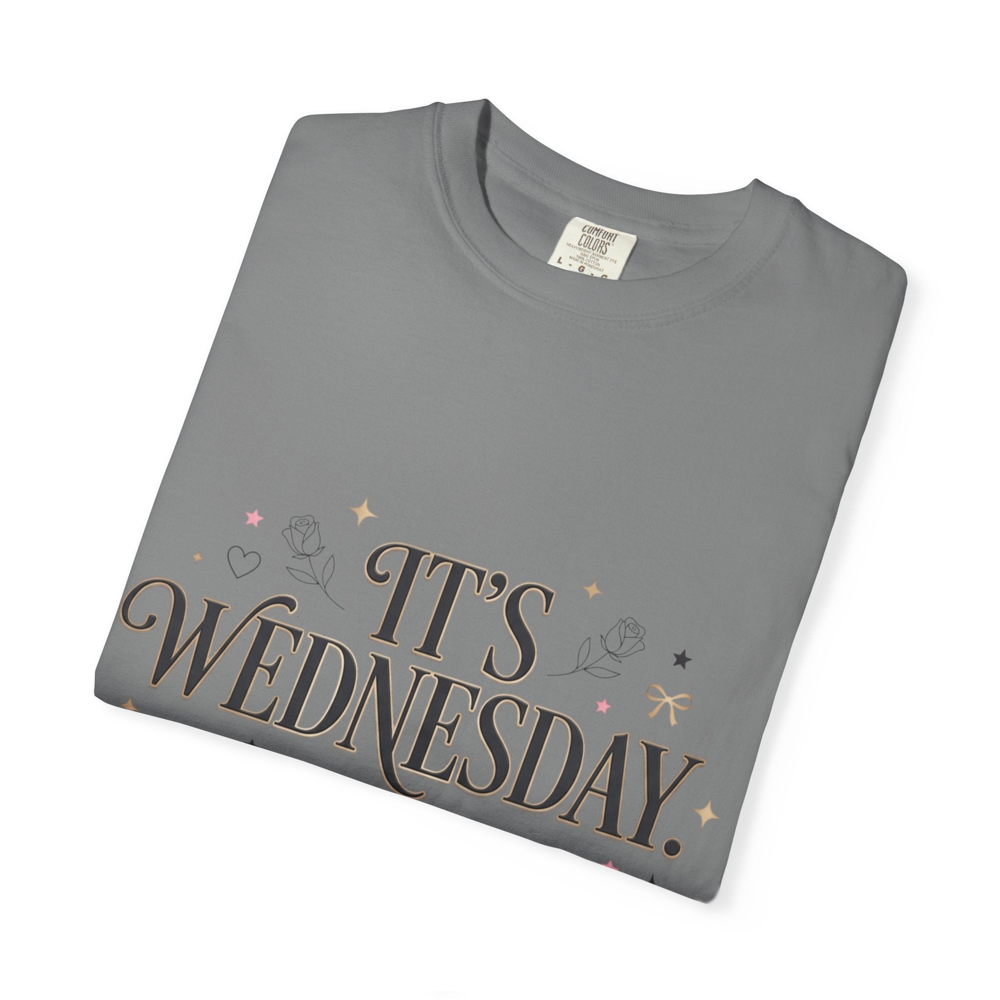 T-Shirt — "It's Wednesday" Main Character Energy Graphic Tee
