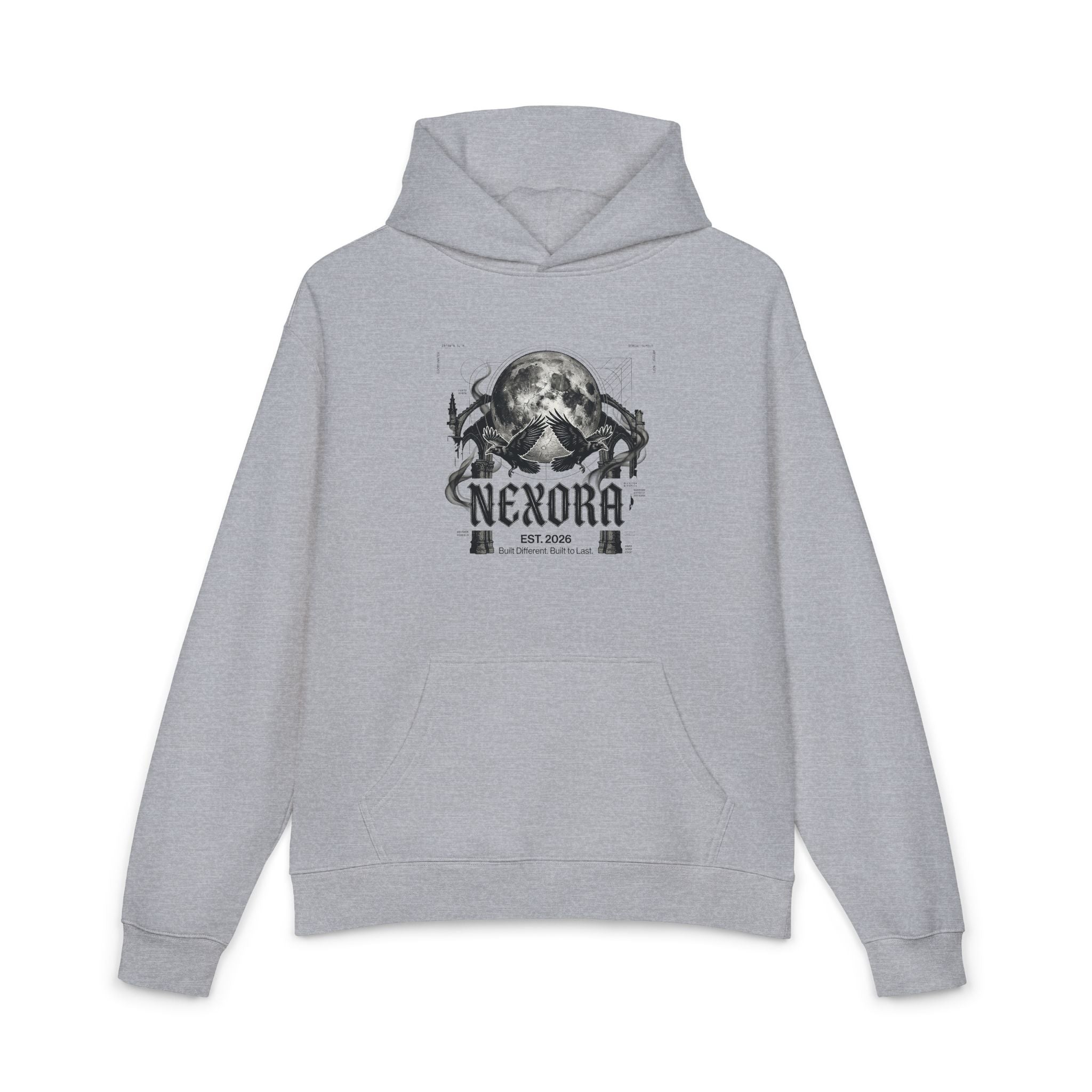 Nexora Skull & Serpent Relaxed Hoodie — Forge Your Legacy Graphic Hoodie