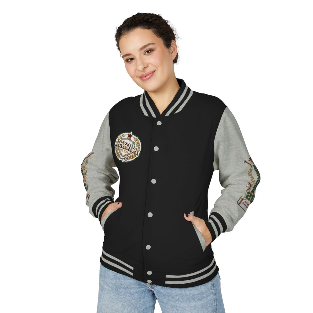 Nexora Crest Letterman Jacket