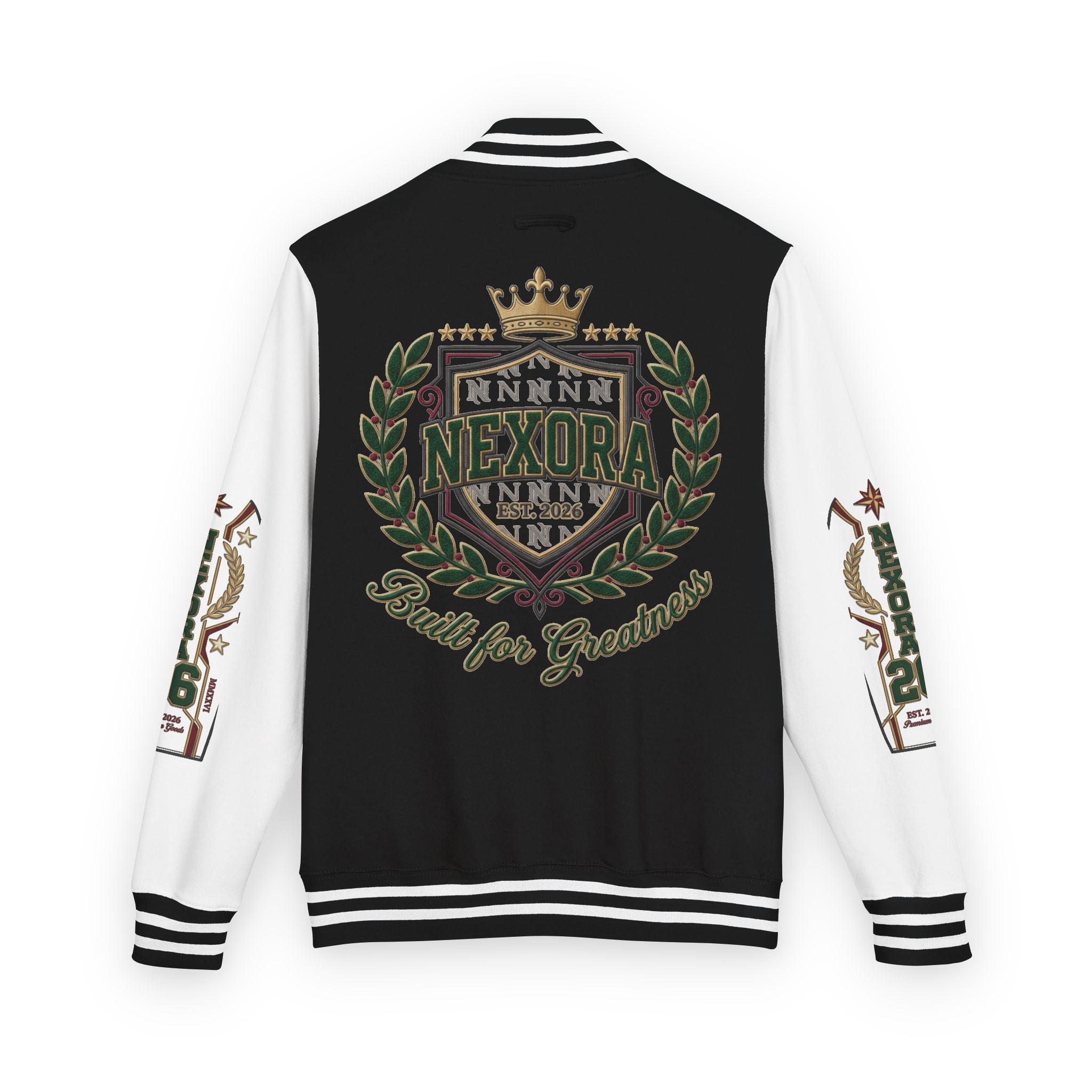 Nexora Crest Letterman Jacket
