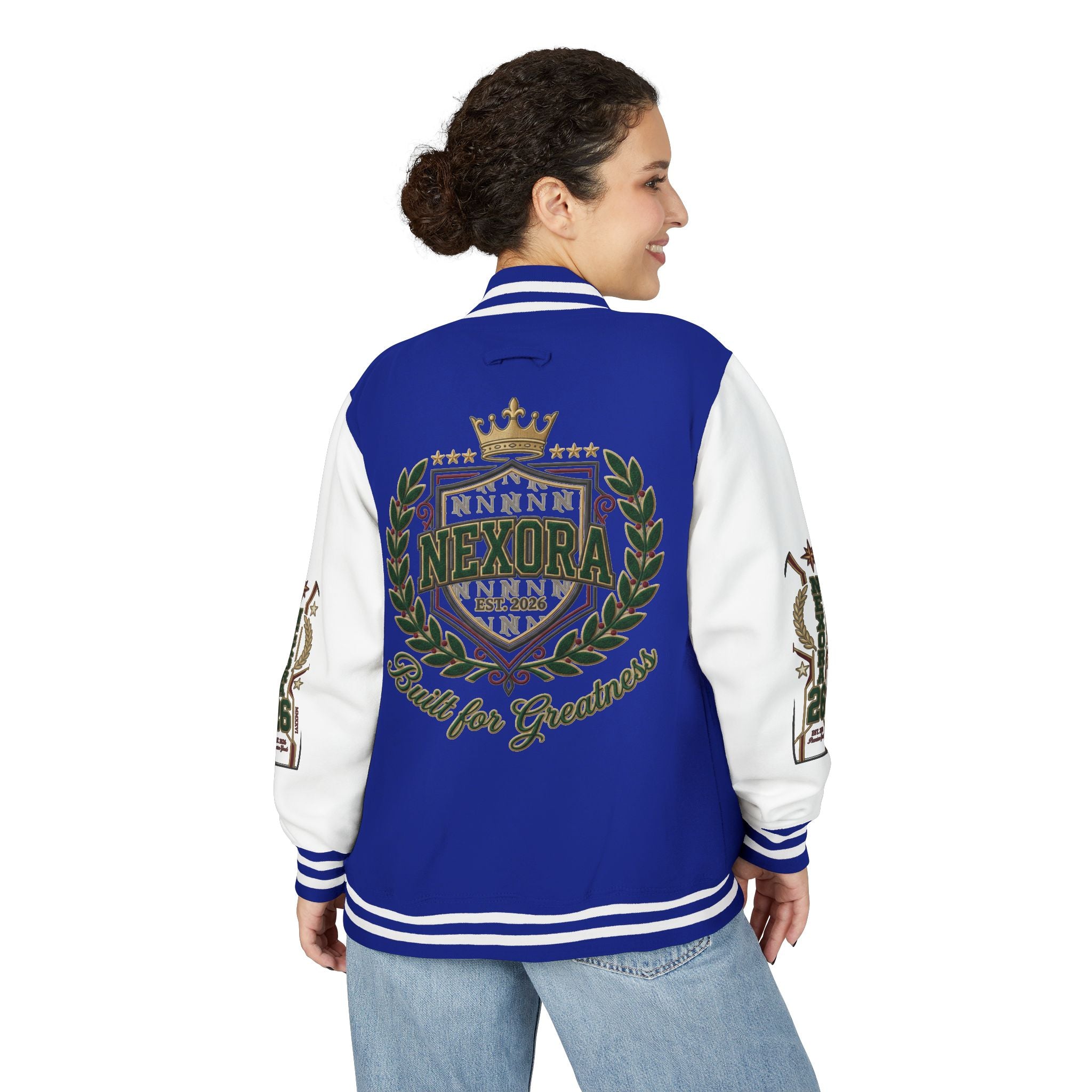 Nexora Crest Letterman Jacket